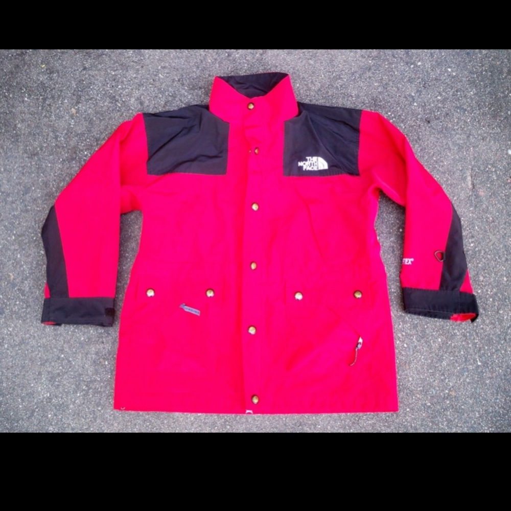 Vtg North Face Gore-Tex Nylon Jacket Coat Men's LG